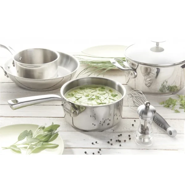 Batterie Cuisine Induction Casserole Inox Ø 16-18-20 Cm Milady De Buyer 5