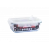 Coupon ✔️ Boîte de Conservation en Verre Rectangle 850 ml Pebbly 🎁 14