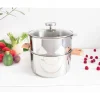 Top 10 🧨 Casserole et Cuit Vapeur Inox Ø 24 cm Anses Hêtre Biome Cristel 🔔 8