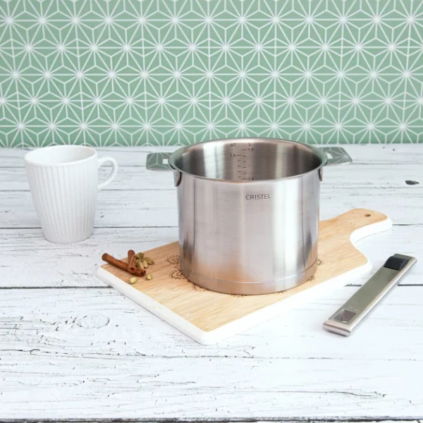 Casserole Haute Graduée Ø 14 Cm Strate Amovible Inox Cristel 5