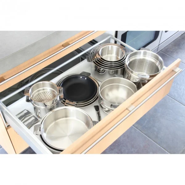 Casserole Mutine Ø 18 Cm Manche Amovible Inox Cristel 5