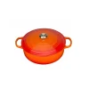 Cocotte En Fonte Basse 30 Cm Volcanique Le Creuset Signature 10