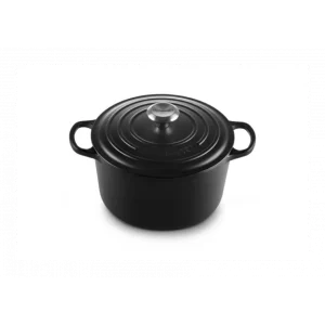 Cocotte En Fonte Haute 26 Cm Noir Ebène Le Creuset 9