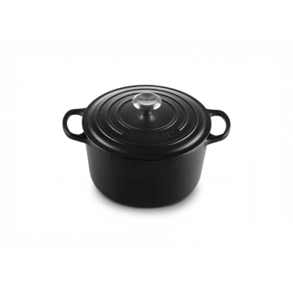Cocotte En Fonte Haute 26 Cm Noir Ebène Le Creuset 3