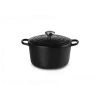 Cocotte En Fonte Haute 26 Cm Noir Ebène Le Creuset 19