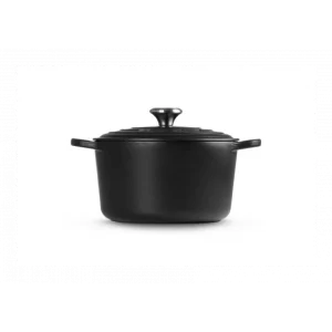 Cocotte En Fonte Haute 26 Cm Noir Ebène Le Creuset 11