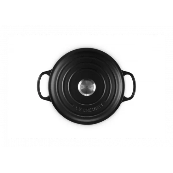 Cocotte En Fonte Haute 26 Cm Noir Ebène Le Creuset 5