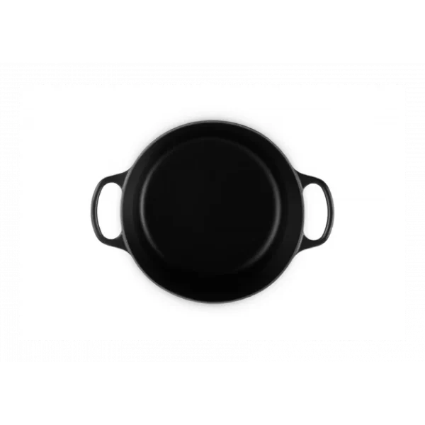 Cocotte En Fonte Haute 26 Cm Noir Ebène Le Creuset 6