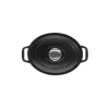 Cocotte En Fonte Ovale 17 Cm Noir Mat Chasseur 17