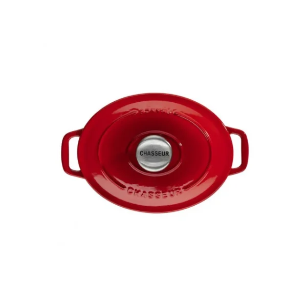 Cocotte En Fonte Ovale 17 Cm Rubis Chasseur 1