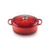 Cocotte En Fonte Ovale 27 Cm Cerise Le Creuset Signature 19