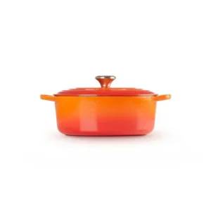 Cocotte En Fonte Ovale 27 Cm Volcanique Le Creuset Signature 10