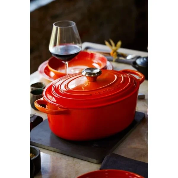 Cocotte En Fonte Ovale 27 Cm Volcanique Le Creuset Signature 6