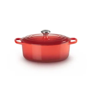 Cocotte En Fonte Ovale 29 Cm Cerise Le Creuset Signature 11