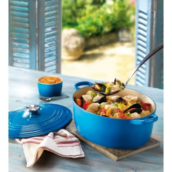 Cocotte En Fonte Ovale 29 Cm Marseille Le Creuset Signature 6