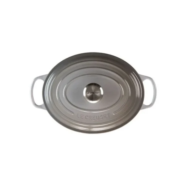 Cocotte En Fonte Ovale 29 Cm Mist Grey Le Creuset Signature 4