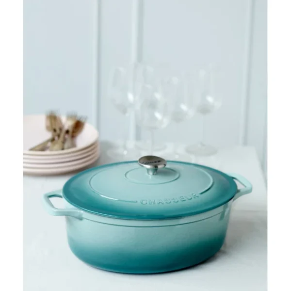 Cocotte En Fonte Ovale 29 Cm Quartz Chasseur 5