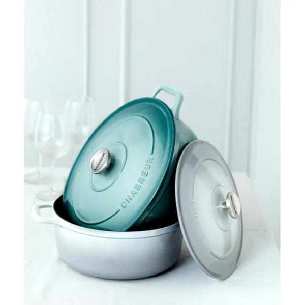 Cocotte En Fonte Ovale 29 Cm Quartz Chasseur 6