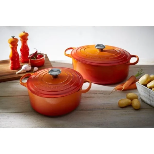 Cocotte En Fonte Ovale 29 Cm Volcanique Le Creuset Signature 6