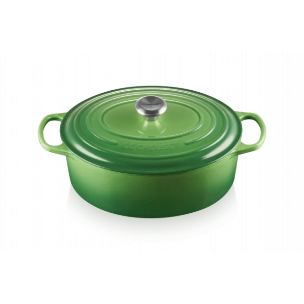 Cocotte En Fonte Ovale 31 Cm Bamboo Le Creuset Signature 1