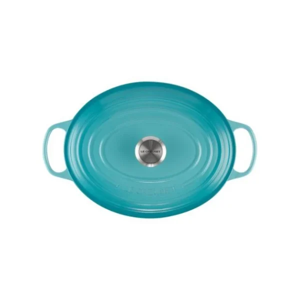 Cocotte En Fonte Ovale 31 Cm Caraïbes Le Creuset Signature 4