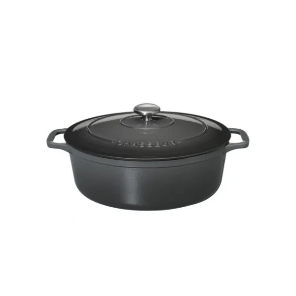 Cocotte En Fonte Ovale 31 Cm Caviar Chasseur 3