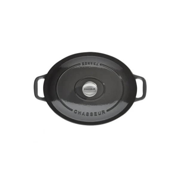 Cocotte En Fonte Ovale 31 Cm Caviar Chasseur 1