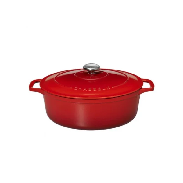 Cocotte En Fonte Ovale 31 Cm Rubis Chasseur 3