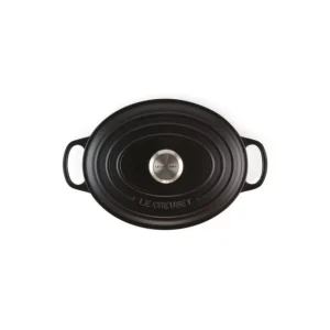 Cocotte En Fonte Ovale 33 Cm Noir Mat Le Creuset Signature 12