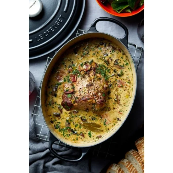 Cocotte En Fonte Ovale 33 Cm Noir Mat Le Creuset Signature 6
