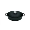 Cocotte En Fonte Ovale Basse 27 Cm Noir Mat Le Creuset Signature 17