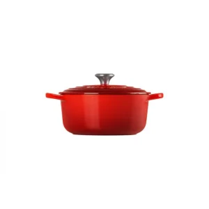 Cocotte En Fonte Ronde 20 Cm Cerise Le Creuset Signature 11