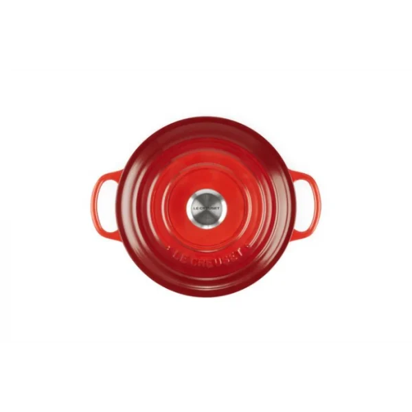 Cocotte En Fonte Ronde 20 Cm Cerise Le Creuset Signature 4
