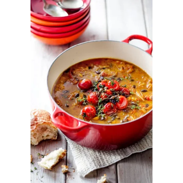 Cocotte En Fonte Ronde 20 Cm Cerise Le Creuset Signature 7