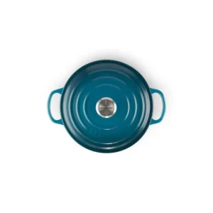 Cocotte En Fonte Ronde 20 Cm Deep Teal Le Creuset Signature 11