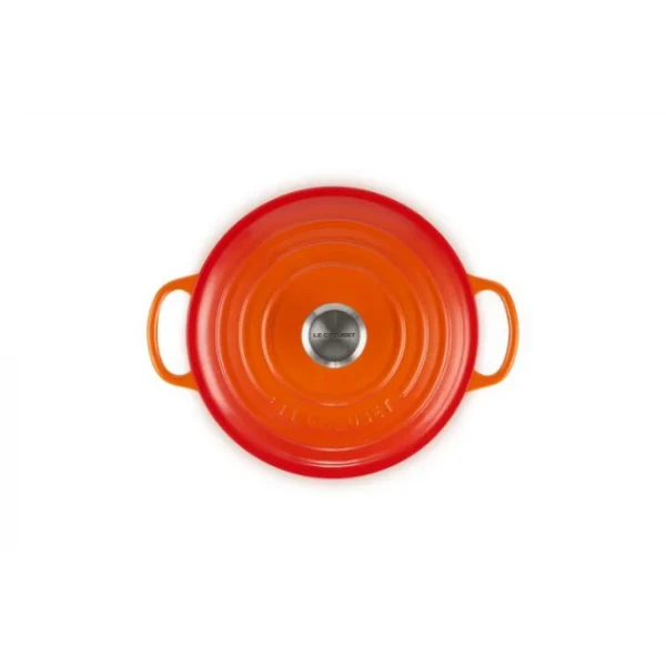 Cocotte En Fonte Ronde 20 Cm Volcanique Le Creuset Signature 4