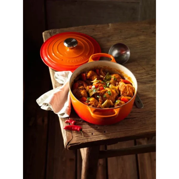 Cocotte En Fonte Ronde 20 Cm Volcanique Le Creuset Signature 6