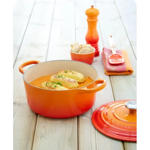 Cocotte En Fonte Ronde 20 Cm Volcanique Le Creuset Signature 7