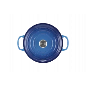 Cocotte En Fonte Ronde 22 Cm Signature Azur Le Creuset 10