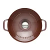 Cocotte En Fonte Ronde 28 Cm Bois De Rose Chasseur 10