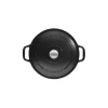 Cocotte En Fonte Ronde 28 Cm Noir Mat Chasseur 14