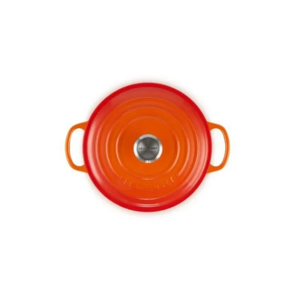 Cocotte En Fonte Ronde 28 Cm Volcanique Le Creuset Signature 4
