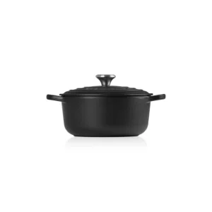Cocotte En Fonte Ronde 30 Cm Noir Mat Le Creuset Signature 8