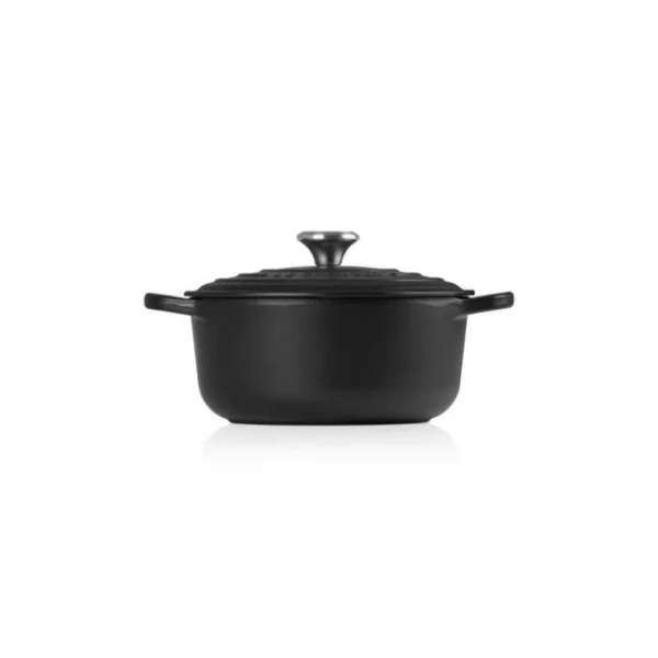 Cocotte En Fonte Ronde 30 Cm Noir Mat Le Creuset Signature 3