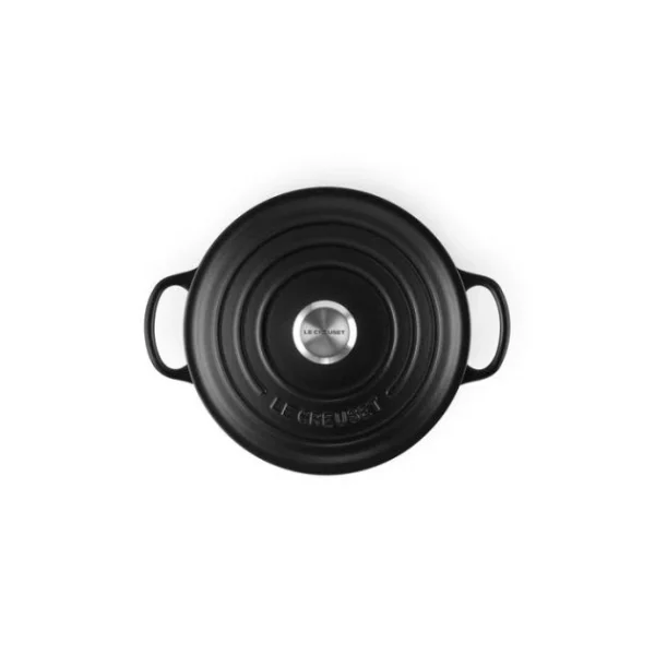 Cocotte En Fonte Ronde 30 Cm Noir Mat Le Creuset Signature 4