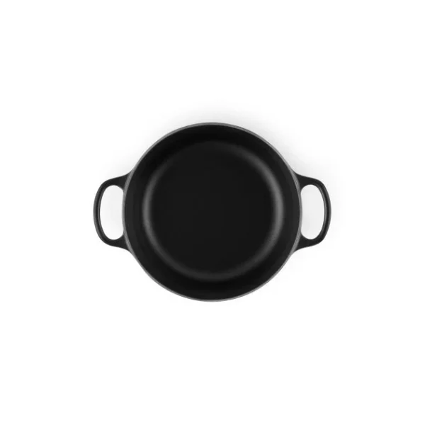 Cocotte En Fonte Ronde 30 Cm Noir Mat Le Creuset Signature 5