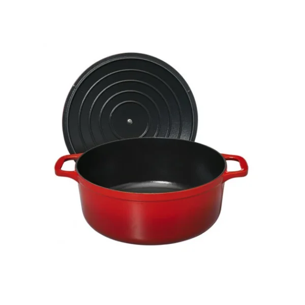 Cocotte En Fonte Ronde 32 Cm Rubis Chasseur 4