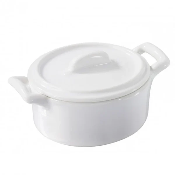 Cocotte Ovale Blanche 25cl Belle Cuisine Revol 1
