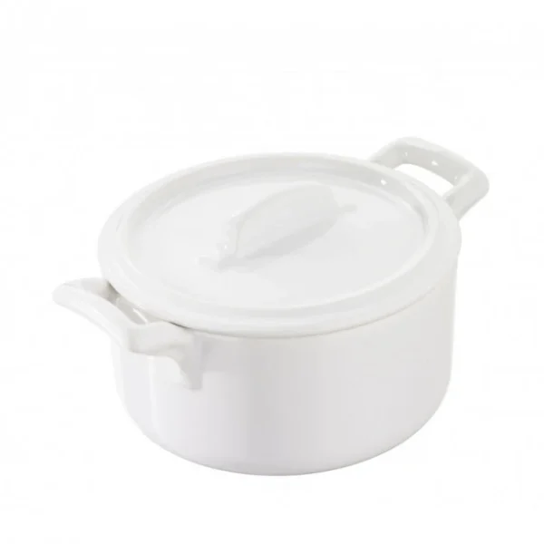 Cocotte Ronde Blanche 20cl Belle Cuisine Revol 1