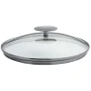 Couvercle En Verre Bombé Platine Ø 32 Cm Cristel 17